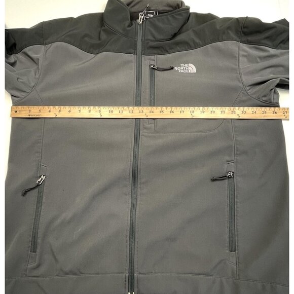 THE NORTH FACE Mens XXL Dark Gray Soft Shell Apex Bionic JACKET AL5C *Read* - Picture 5 of 10